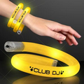 Blinky LED Yellow Tube Bracelets - 5 Day